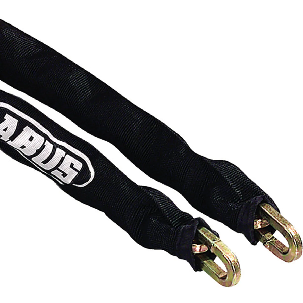 Kjetting 10KS 110cm lang herdet stål m/sort strømpe