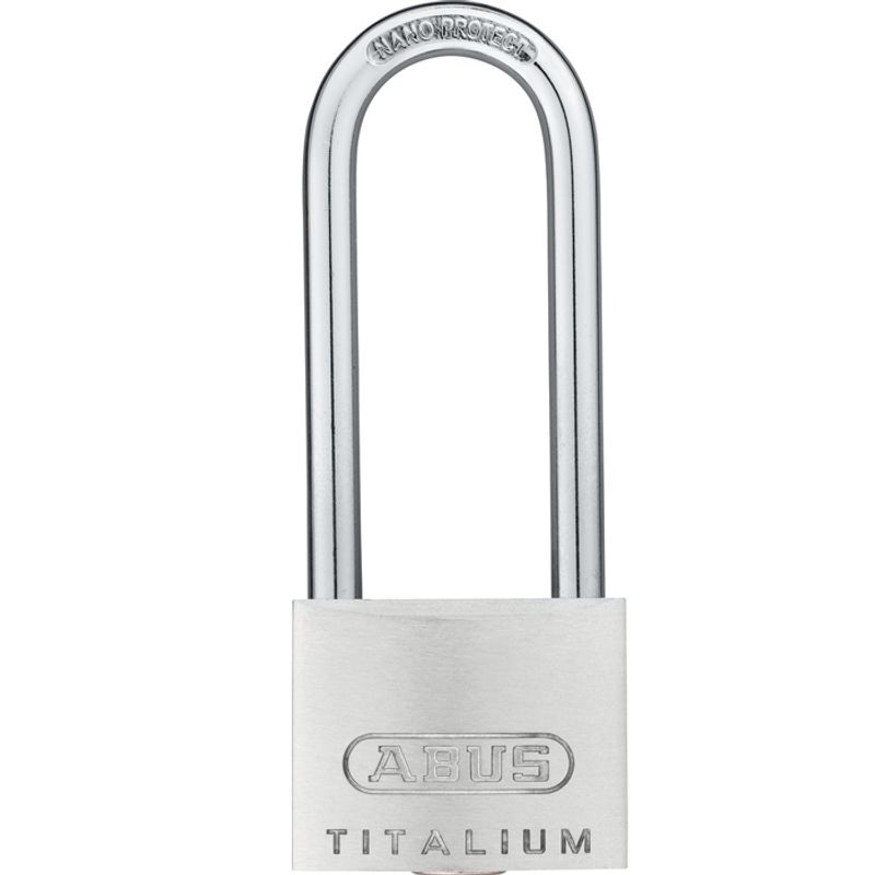 Hengelås 64TI/40HB63 aluminium titalium