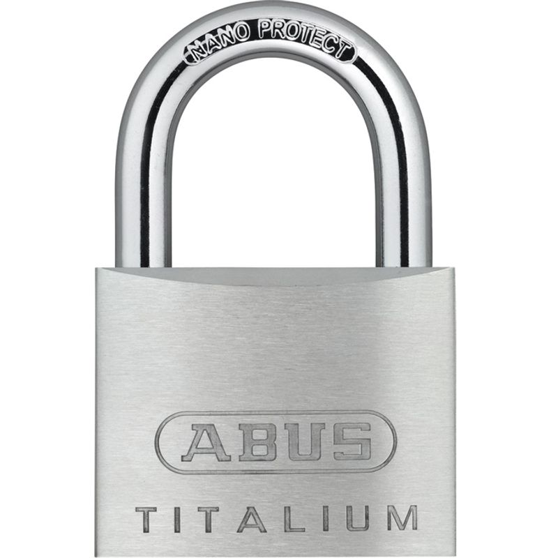 Hengelås 64TI/50 aluminium titalium