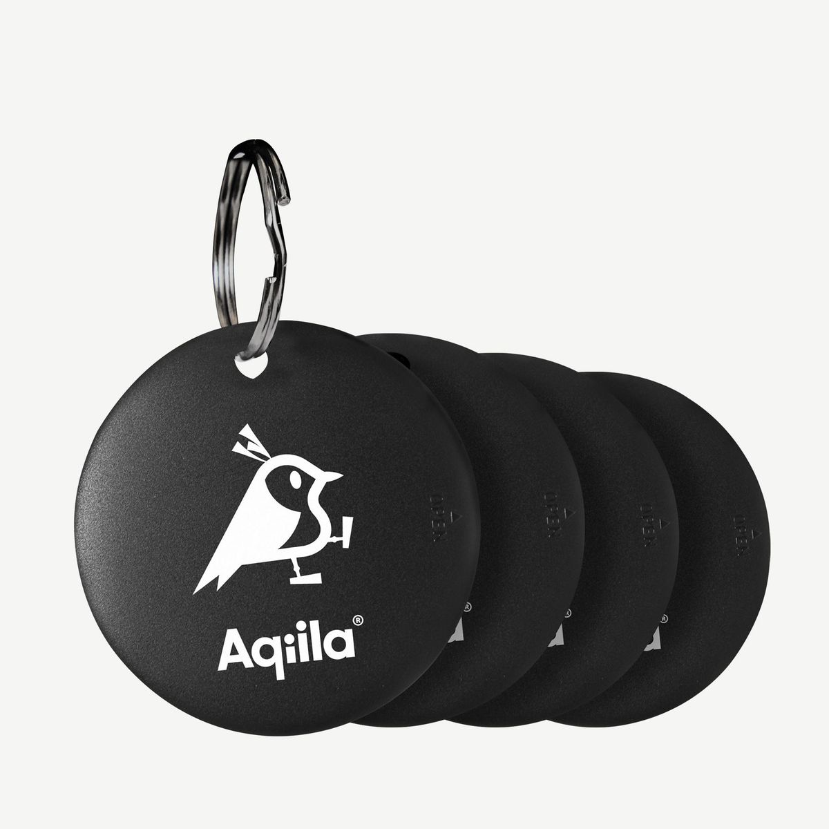 Aqiila Tagbird smart sporingsbrikke (itemfinder) for Apple og Android à 4 stk